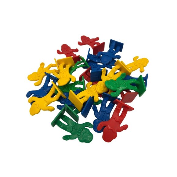 Candy Land Mover Plastic Gingerbread Figures Cake Toppers Multicolor Set Of 23 - Picture 2 of 7